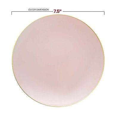 Round Disposable Plastic Plate Set - 40 Sets