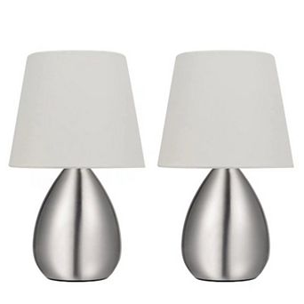 Mini Metal Table Lamp Set, 2 pc