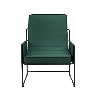 Sling Accent Chair with Removable Cushion and Storage Bag