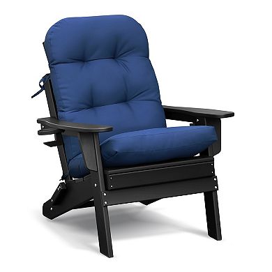 Waterproof High-Back Adirondack Rocking Chair Cushion for Outdoor Patio