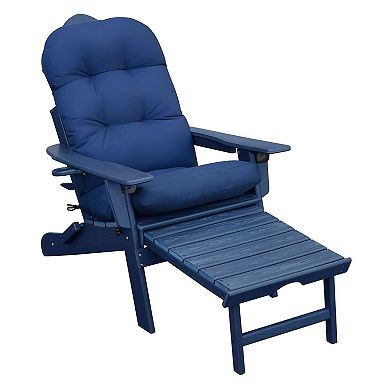 Waterproof High-Back Adirondack Rocking Chair Cushion for Outdoor Patio