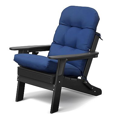 Waterproof High-Back Adirondack Rocking Chair Cushion for Outdoor Patio