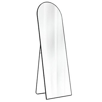 Full-Length Floor, Wall Mirror with Thin Aluminum Frame