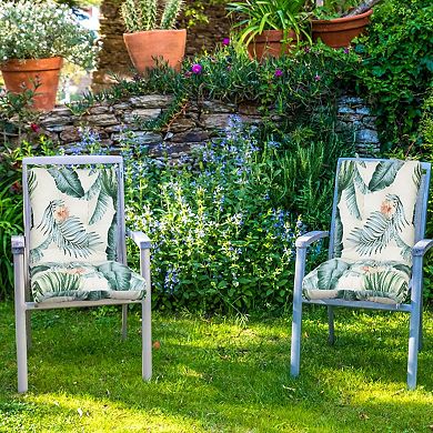 Waterproof Rocking Chair Cushion Set with Non-Slip Ties