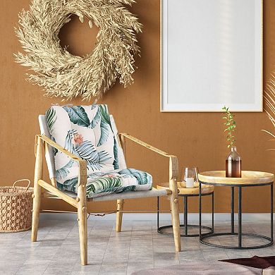 Waterproof Rocking Chair Cushion Set with Non-Slip Ties