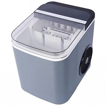 Portable Countertop Ice Maker with Self-Cleaning, 26 lb/Day, 9 Cubes in 6 Min