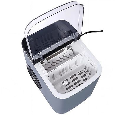 Portable Countertop Ice Maker with Self-Cleaning, 26 lb/Day, 9 Cubes in 6 Min