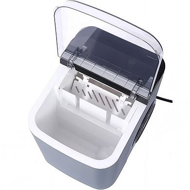 Portable Countertop Ice Maker with Self-Cleaning, 26 lb/Day, 9 Cubes in 6 Min