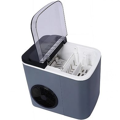 Portable Countertop Ice Maker with Self-Cleaning, 26 lb/Day, 9 Cubes in 6 Min