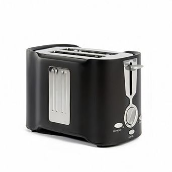 Quick-Heating Toaster with Wide Slots and Crumb Tray