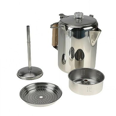 Stainless Steel Outdoor Coffee Percolator Pot