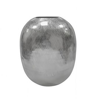 Aluminum Decorative Vase with Metallic Finish