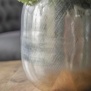 Aluminum Decorative Vase with Metallic Finish