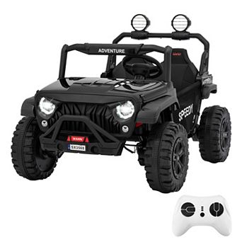 24V Kids Electric Ride On Car 4WD UTV Truck with Parent Remote Control and Music