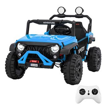 24V Kids Electric Ride On Car 4WD UTV Truck with Parent Remote Control and Music