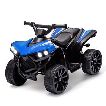 6V Kids Electric ATV Quad 4-Wheeler Ride-On Toy with Foot Pedal and Horn
