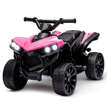 6V Kids Electric ATV Quad 4-Wheeler Ride-On Toy with Foot Pedal and Horn