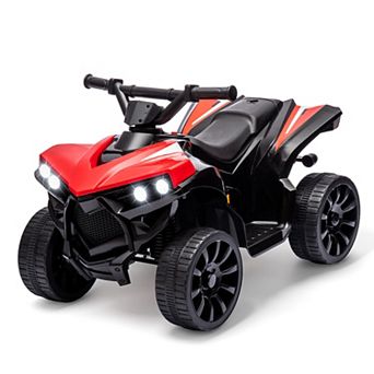 6V Kids Electric ATV Quad 4-Wheeler Ride-On Toy with Foot Pedal and Horn