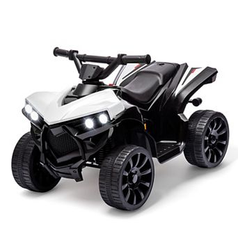 6V Kids Electric ATV Quad 4-Wheeler Ride-On Toy with Foot Pedal and Horn