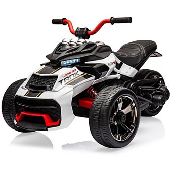 12V Kids Electric ATV Ride-On Quad with Dual Motors, Forward/Reverse and Music