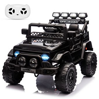 12V Kids Electric Ride-On SUV Off-Road Toy Car with Dual Motors and Music