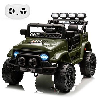 12V Kids Electric Ride-On SUV Off-Road Toy Car with Dual Motors and Music