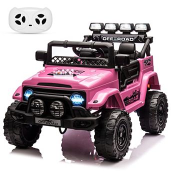 12V Kids Electric Ride-On SUV Off-Road Toy Car with Dual Motors and Music