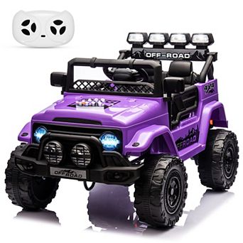 12V Kids Electric Ride-On SUV Off-Road Toy Car with Dual Motors and Music