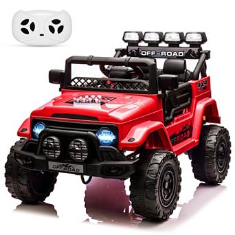12V Kids Electric Ride-On SUV Off-Road Toy Car with Dual Motors and Music