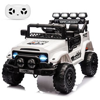 12V Kids Electric Ride-On SUV Off-Road Toy Car with Dual Motors and Music
