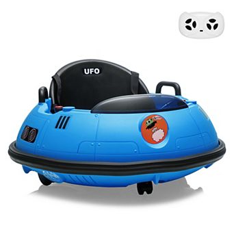 12V Kids Electric Bumper Car 360 Spin Ride On Toy with Remote Control and Music