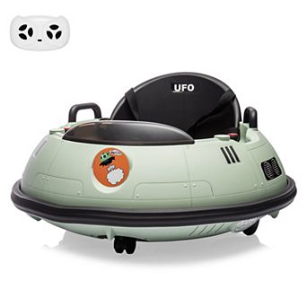 12V Kids Electric Bumper Car 360 Spin Ride On Toy with Remote Control and Music