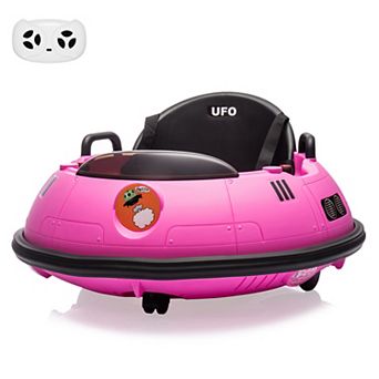 12V Kids Electric Bumper Car 360 Spin Ride On Toy with Remote Control and Music