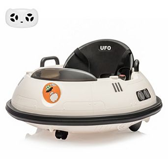 12V Kids Electric Bumper Car 360 Spin Ride On Toy with Remote Control and Music