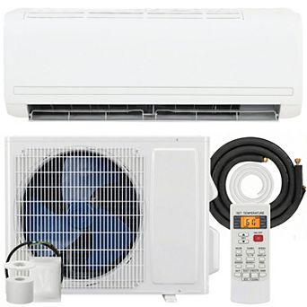HOMCOM 12000 BTU Mini Split Air Conditioner, 22 SEER2 115V Ductless AC Unit