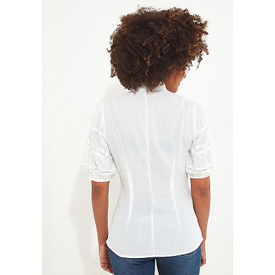 Joe Browns Women's Plus Size Lace Embroidered Blouse