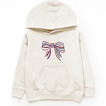 The Juniper Shop Patriotic Layered Bow Youth Hoodie