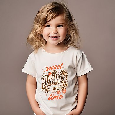 The Juniper Shop Sweet Summer Time Strawberry Toddler Short Sleeve Tee
