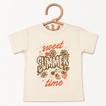 The Juniper Shop Sweet Summer Time Strawberry Toddler Short Sleeve Tee