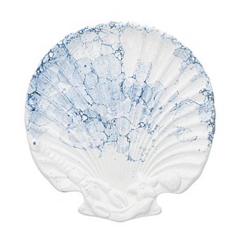 10 Strawberry Street Tidal Drift Scallop Tidbit Platter
