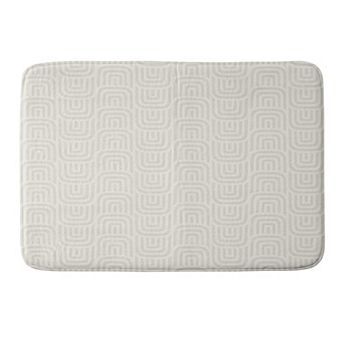 Society6 Scallop Memory Foam Bath Mat