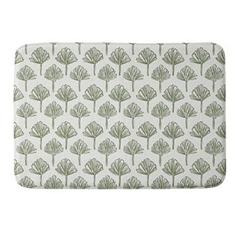 Society6 Palm Sketches Memory Foam Bath Mat