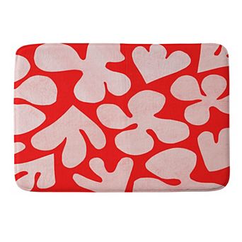 Society6 Cutouts Memory Foam Bath Mat