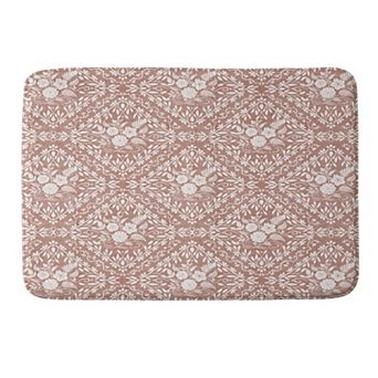 Society6 Botanical Bliss Memory Foam Bath Mat