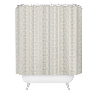 Society6 Square Scallop Shower Curtain