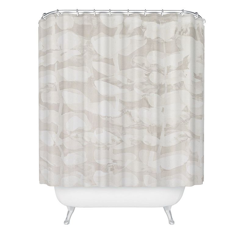 Society6 Floralesque Neutral Shower Curtain