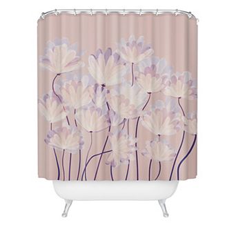Society6 Floral Pattern Shower Curtain