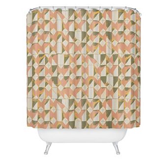 Society6 Geometric Pattern Shower Curtain