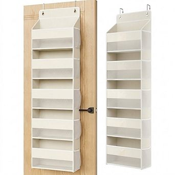 5-Shelf Over-the-Door Organizer, Hanging Storage for Bedroom & Nursery set of 2