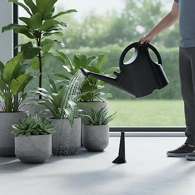 Watering Can 2.64 Gallon for Small Gardens Gentle Nozzle Durable Balanced Design Easy Grip Handle